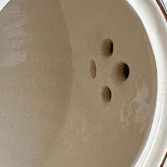 Vintage White Blue Gold Gibson  & Sons Teapot England‎ Tea Pot Beehive Shape - Picture 10 of 11